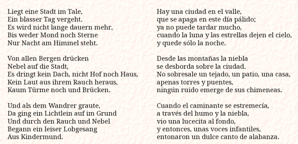 Die stille Stadt traduccion